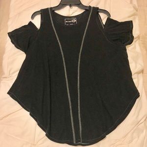 Free People cold shoulder tee